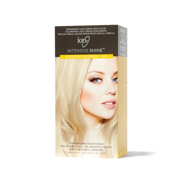Ion Intensive Shine Hair Color Kit Lightest Blonde 10N Lightest Blonde 10N
