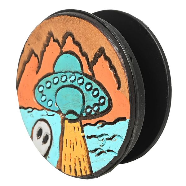 American Darling ADPNA101G Hand Tooled Painted Cell Phone Popsocket