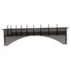 Clipper Guard Holder, Rectangular Plastic Guide Comb Storage Case Box Black Clipper Guard Organizer for Barber Comb Organizer Clipper Combs Holder Compatible with Most Size