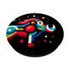 Geometric Minimalism Modern Illustration Warthog Art PopSockets Swappable PopGrip