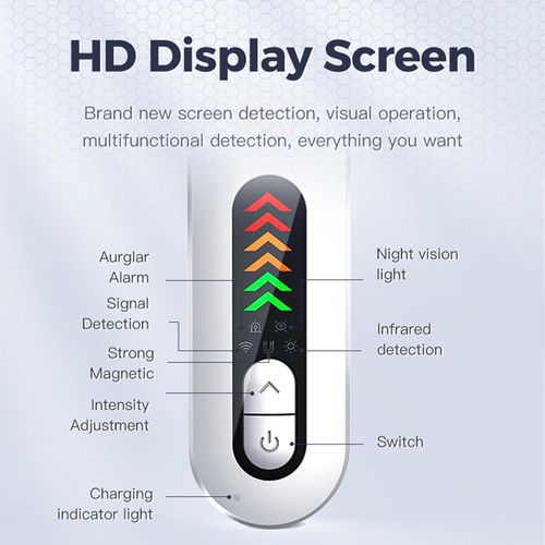 Hidden Camera Detectors, GPS Tracker Detector, 2025 New Portable Anti Spy Camera Finder, Rf Wireless Signal Scanner, Infrared Listening Devices Detector, 6 Levels Sensitivity 5 Modes for Travel, Home