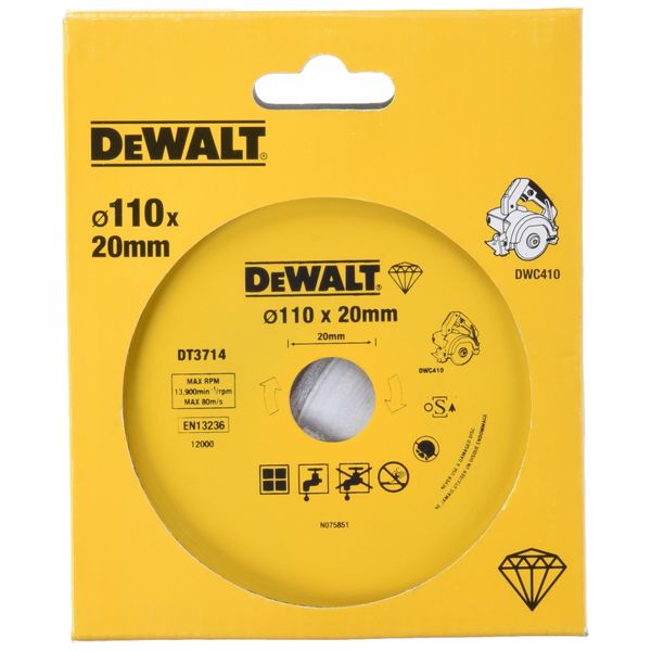 Dewalt DT3714QZ 110 x 20 mm Tile Blade