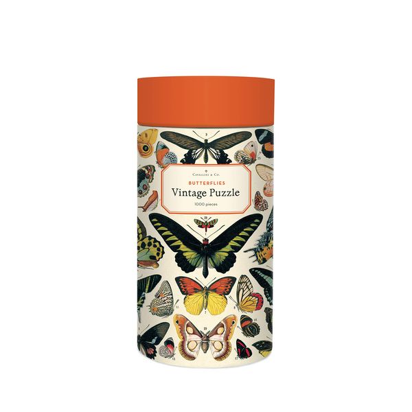 Cavallini Papers & Co. Butterflies 1,000 Piece Puzzle, Multi