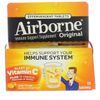 Airborne - Effervescent Tablets with Vitamin C - Zesty Orange - 10 Tablets - 4 Pack