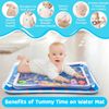 Tummy Time Water Mat丨Inflatable Play Mat for Babies, Blue