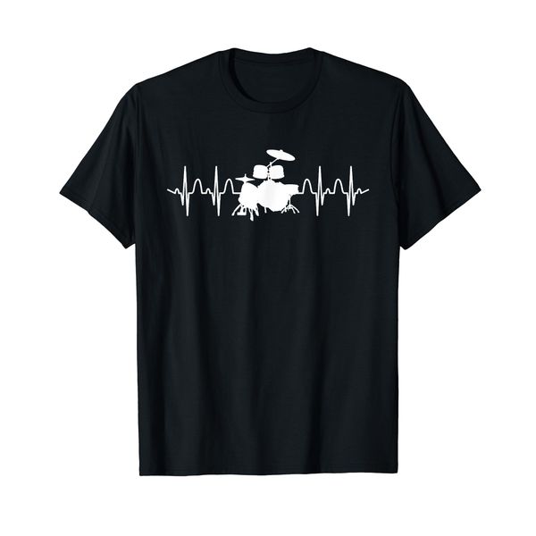 Drum Set Drummer Heartbeat Drums Player Percussion Drums T-Shirt