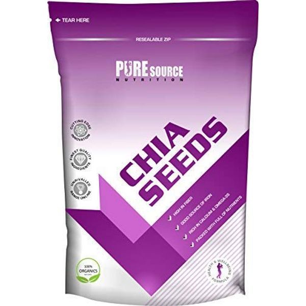 Pure Source Nutrition Chia Seeds 100g