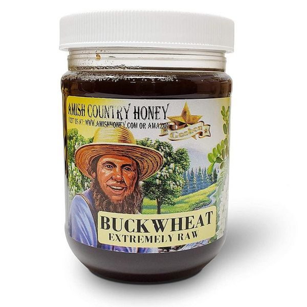 Goshen Amish Country Honey Raw Buckwheat Honey Unrefined Honey 454g