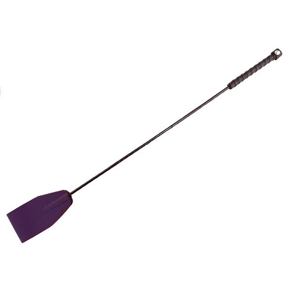 Rouge Garments Unisex-Adult's Leather Riding Crop, One Size, Purple