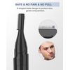 GAERUO Electric Eyebrow Trimmer, Painless Portable Eyebrow Shaper Trimmer Kit for Women Men, Eyebrow Hair Trimmer with Battery for Face Lips Armpit Leg Body