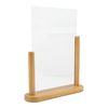 Securit Table Menu Poster Frame A4, Teak