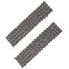 2pcs Air Conditioner Filter Washable Foam Replacement Black 8.46"x1.97"x0.2"