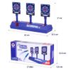 Bullet Target Electronic Sight Shooting Target Electronic Shooting Practice Shooting Toy Auto Reset Electronic Scoring Function Mobile Shooting Game