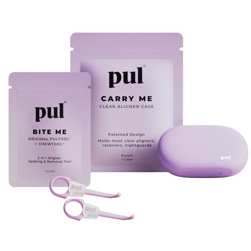 PUL Aligner Care Convenience Kit – Case + 2-in-1 Tool for Invisalign ...