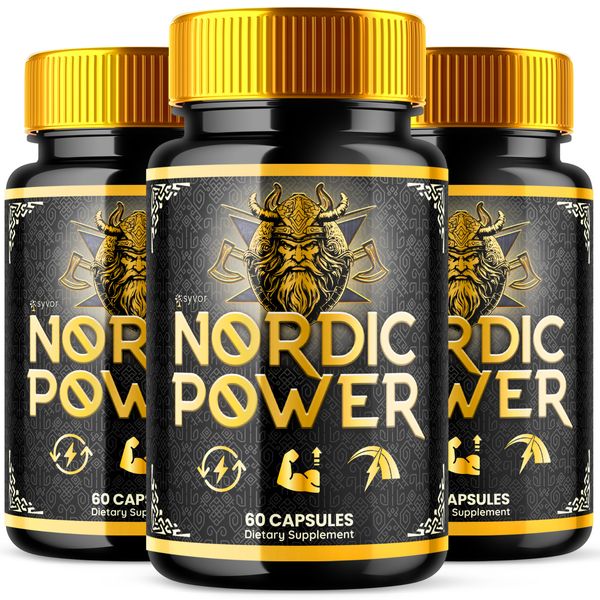 Nordic Power for Men Advanced Vitality Support Formula Supplement 180 Capsules