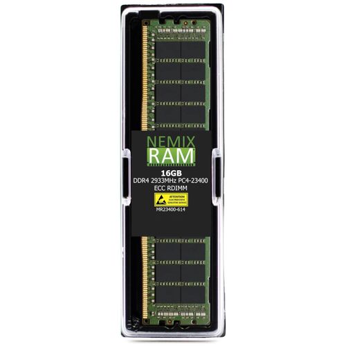NEMIX RAM 16GB (1X16GB) DDR4 2933MHZ PC4-23400 1Rx4 1.2V CL21 288-PIN ECC RDIMM Compatible with HPE P00920-X21, P00920-H21, P00920-K21 Registered Smart Memory