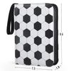 4 Pocket Trading Card Binders for 400 Cards, Soccer Pattern