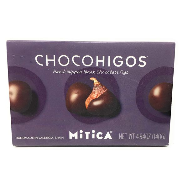 ChocoHigos - Hand-dipped Dark Chocolate Figs - 1 container, 4.9 oz