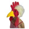 KarnevalsTeufel.de Rooster Hat with Mask Size 58 cm