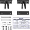 Replace for Blue Ox BX88230 Bolt-On Base Plate Tow Bar Adapter Bracket Kit Tool