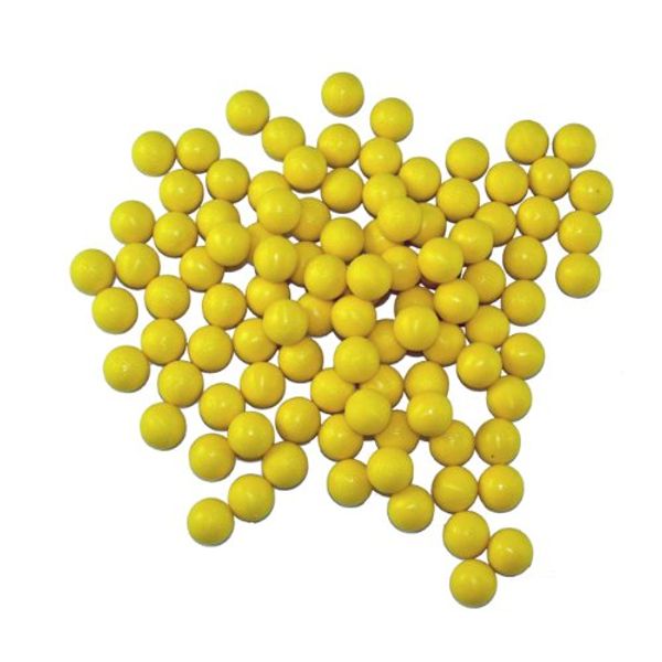 GXG Paintball Rubber 100 Reusable Paintballs - Yellow