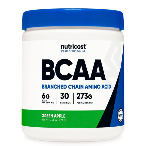 Nutricost BCAA Powder Green Apple Flavor