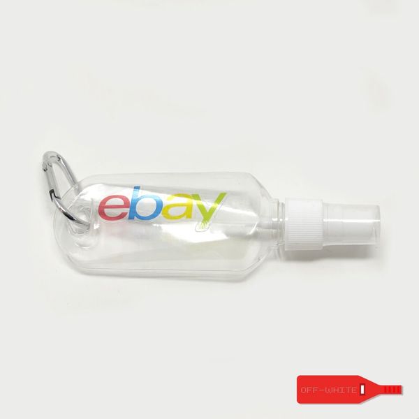 RARE EBAY SPRAY BOTTLE HAND SANITIZER KEYCHAIN CARABINER