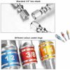 4Pcs 105°Right Angle Drill Attachment&Impact Grade Socket Adapter 1/4" 3/8" 1/2"