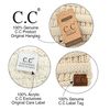 C.C Exclusives Solid Ribbed Headwrap (HW-21) (Nat.Grey)