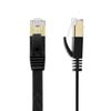 Buhbo 25 ft CAT7 Flat Ethernet Cable Shielded STP Network Snagless Cable RJ45 Cat 7