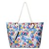 MASADA Large beach bag water resistant with zip Retro Flower