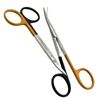 2 IRIS SCISSORS 4.5"CURVED HIGH GRADE SUPERCUT DENTAL SURGICAL INSTRUMENT