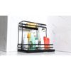 2 Pcs  Under Sink Organizer Sliding Storage Drawer  Kitchen Bathroom Cabinet