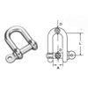 10mm STAINLESS STEEL 316 (A4) D shackle Pack Size : 1