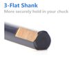 6PCS,7/16", Black and Gold, Twist Drill Bits
