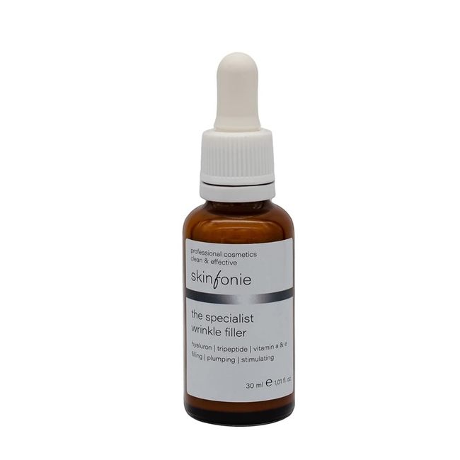 Skinfonie Wrinkle Filler Augenserum 30 ml – Spezial Serum für Augen und Gesicht mit Hyaluron, Arganöl und Jojobaöl Anti Aging Gesichtspflege