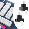 YINETTECH 4pcs 2Pin KAN-J4 Pushbutton Self-Locking Switch 8A 250VAC/16A 125VAC for Ower Tools Power Controllers