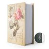 PACOLO Diversion Book Safe Storage Box, Dictionary Secret Safe with Security Combination Lock/Key, Rose Key
