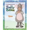 UNDERWRAPS unisex child Toddler's Plush Mouse Belly Babies Costume, Gray, Medium US