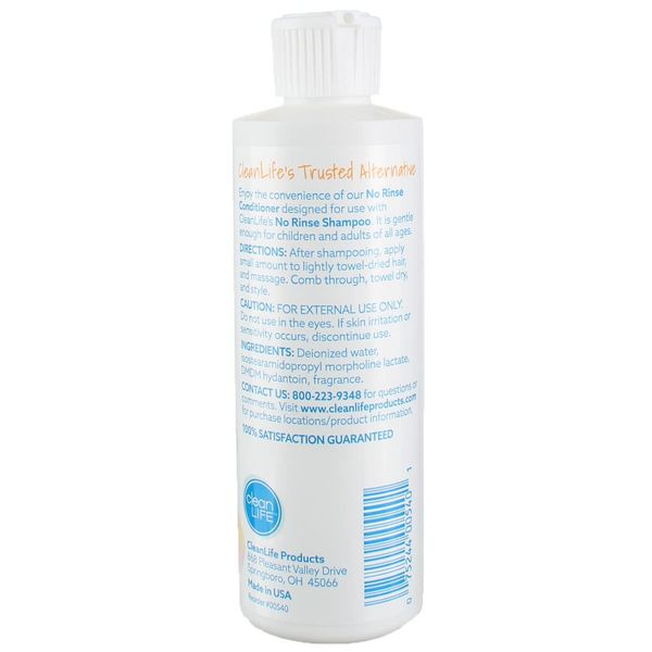 No Rinse Hair Conditioner, 8 Ounce