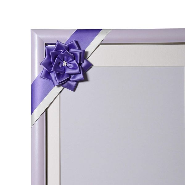 FUJICOLOR Portrait Picture Frame, Ribbon, Purple