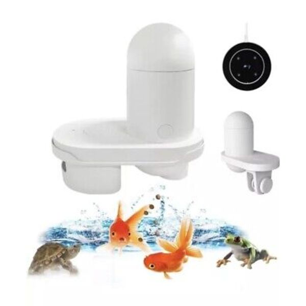 Visual Auto Fish Feeder with 2K HD Camera, Smart WiFi Automatic Fish Feeder,