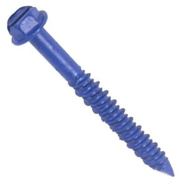 Concrete Screw Anchor Hex Washer Head Tapcon Masonry 3/16″ x 1 3/4" (25pcs)