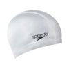 Speedo Unisex Ultra Pace SwiMing Cap | 3 Panel Design, Silver, One Size