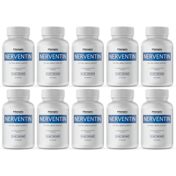 Nerventin Natural Nerve Support 10 Bottles 600 Capsules