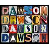 DAWSON Personalized Name Poster Using Sign Letters (Small)