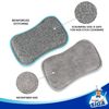 MR.SIGA Efficient Double Sided Scrub Sponges (6 Pack) Dishwashing Non-Scratch Kitchen Sponge