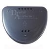 Slim Orthodontic Dental Case - Colour & Glitter Choices for Retainers, Bleaching Trays, Dentures & More (Grey)
