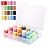 CODOHI Sewing Thread 40s/2 20 Colors 1000 Yards Per Spool Sewing Machine Threads with Storage Case 100% Ployester Thread for Sewing Serger Quilting Knitting Weave DIY