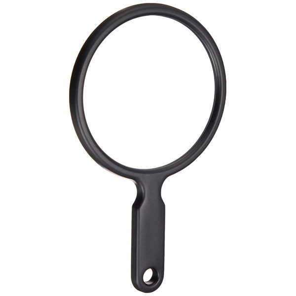 Yamamura S-600 Hand Mirror, S, Black, Mirror/Φ93mm